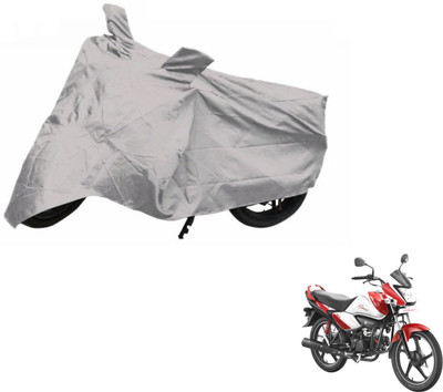 AUTYLE Two Wheeler Cover for Hero(Splendor I Smart, Silver)