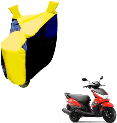 NIKS Two Wheeler Cover for Yamaha(Ray, Black, Yellow)