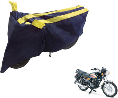 NIKS Two Wheeler Cover for TVS(Max 4R, Black, Yellow)