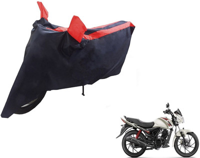 NIKS Two Wheeler Cover for Suzuki(Sling Shot Plus, Black, Red)