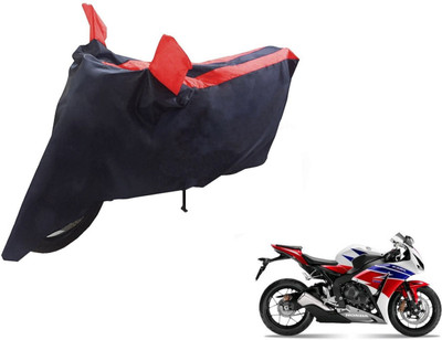 NIKS Two Wheeler Cover for Honda(CBR 1000RR, Black, Red)