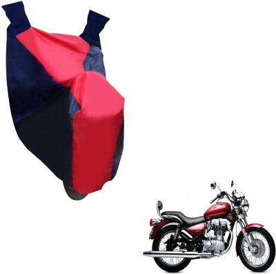 NIKS Two Wheeler Cover for Royal Enfield(Twin spark, Black, Red)