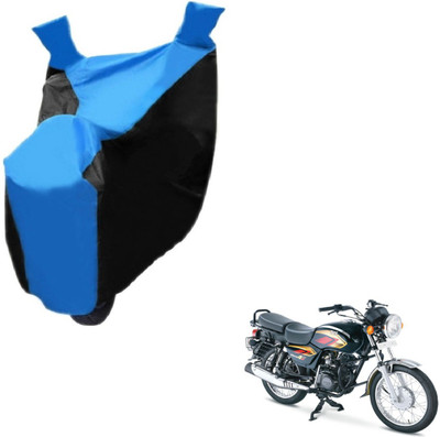 NIKS Two Wheeler Cover for TVS(Max 4R, Black, Blue)