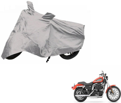 NIKS Two Wheeler Cover for Harley Davidson(XL 883, Silver)