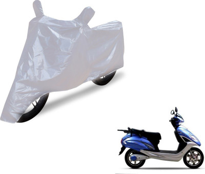 NIKS Two Wheeler Cover for Lohia(Fame, Silver)