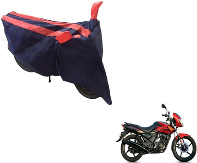 NIKS Two Wheeler Cover for TVS(Flame DS 125, Black, Orange)