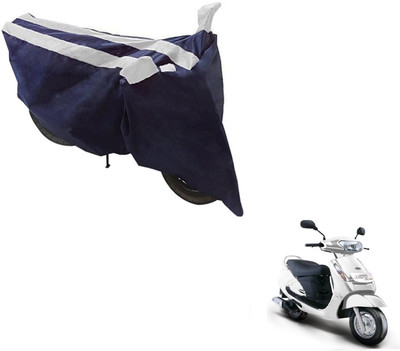 NIKS Two Wheeler Cover for Mahindra(Duro DZ, Black, Silver)