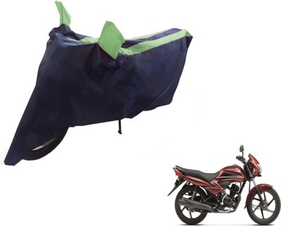 NIKS Two Wheeler Cover for Honda(Dream Yuga, Black, Green)