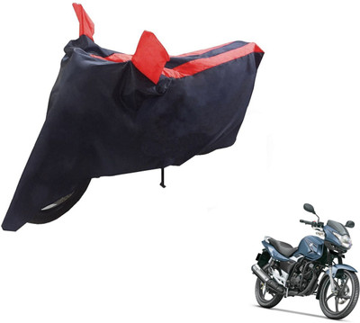 NIKS Two Wheeler Cover for Suzuki(GS 150R, Black, Red)