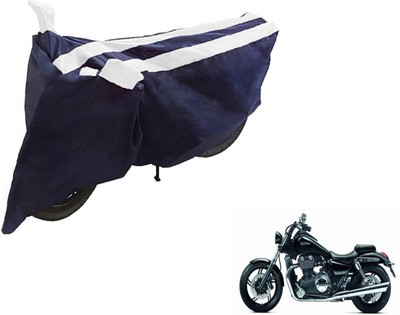 NIKS Two Wheeler Cover for Triumph(Black, White)