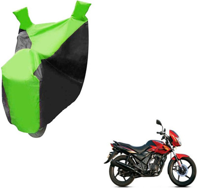NIKS Two Wheeler Cover for TVS(Flame DS 125, Black, Green)