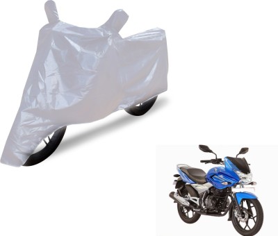 NIKS Two Wheeler Cover for Bajaj(Discover 150 f, Silver)