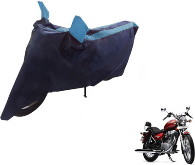 NIKS Two Wheeler Cover for Royal Enfield(Thunderbird 500, Black, Blue)
