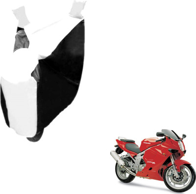 MOCKHE Two Wheeler Cover for Hyosung(GT650R, Black, White)