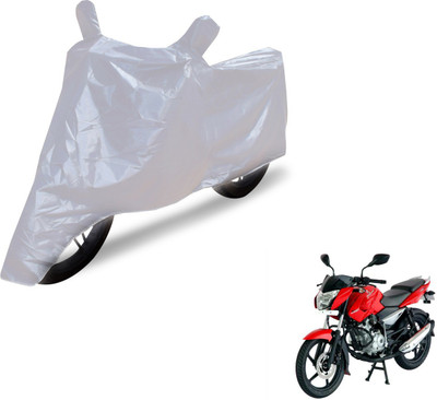 NIKS Two Wheeler Cover for Bajaj(Pulsar 135 LS DTS-i, Silver)