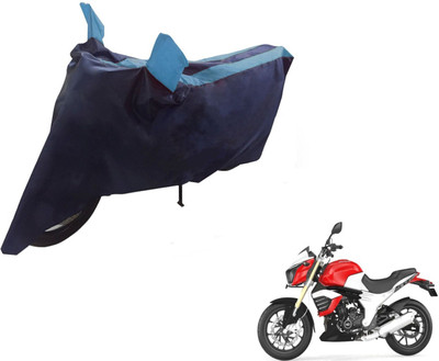 NIKS Two Wheeler Cover for Mahindra(Mojo, Black, Blue)