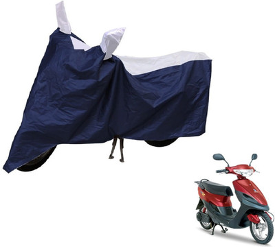 Auto Hub Two Wheeler Cover for Universal For Bike(Yo Spark, Blue, Silver)