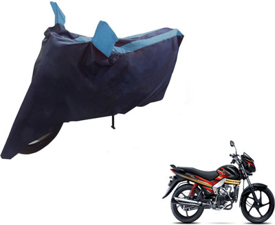 NIKS Two Wheeler Cover for Mahindra(Centuro, Black, Blue)