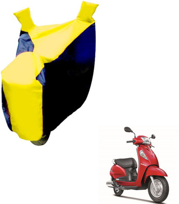 NIKS Two Wheeler Cover for Suzuki(Access SE, Black, Yellow)