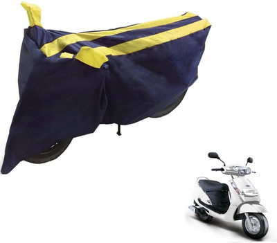 NIKS Two Wheeler Cover for Mahindra(Duro DZ, Black, Yellow)