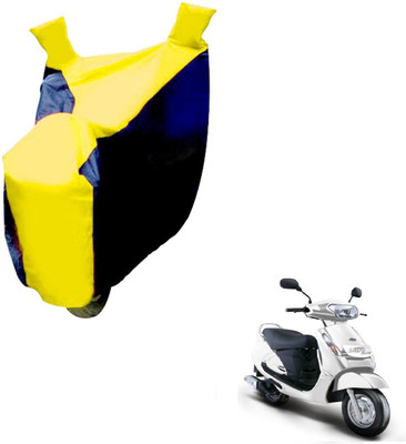 NIKS Two Wheeler Cover for Mahindra(Duro DZ, Black, Yellow)