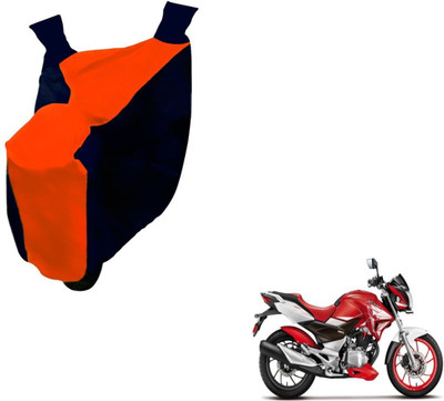 NIKS Two Wheeler Cover for Hero(Xtreme, Black, Orange)