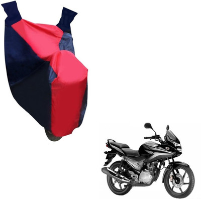 NIKS Two Wheeler Cover for Honda(CBF, Black, Red)