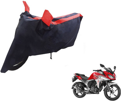 NIKS Two Wheeler Cover for Yamaha(Fazer, Black, Red)