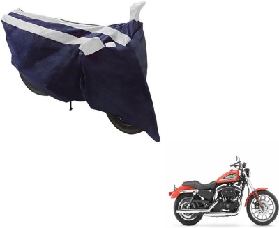 NIKS Two Wheeler Cover for Harley Davidson(XL 883, Black, Silver)