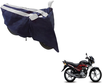 NIKS Two Wheeler Cover for Yamaha(YBR 125, Black, Silver)