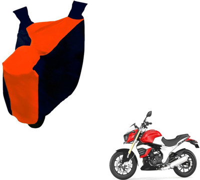 NIKS Two Wheeler Cover for Mahindra(Mojo, Black, Orange)