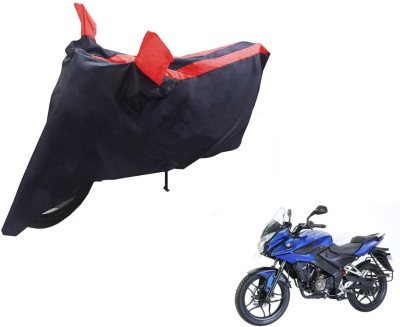 NIKS Two Wheeler Cover for Bajaj(Pulsar AS 150, Black, Red)