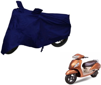 Auto Hub Two Wheeler Cover for TVS(Jupiter, Blue)