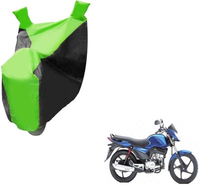 NIKS Two Wheeler Cover for Mahindra(Stallio, Black, Green)