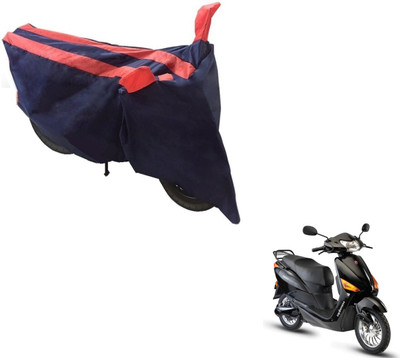 NIKS Two Wheeler Cover for Hero(Electric Optima, Black, Orange)