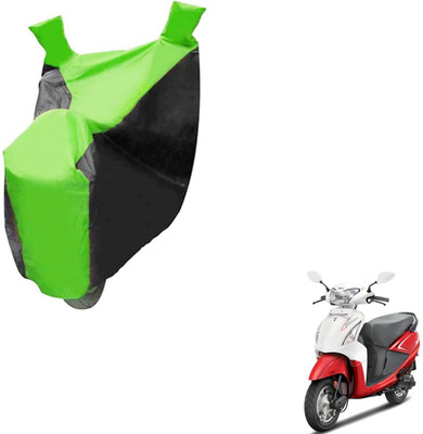 NIKS Two Wheeler Cover for Hero(Pleasure, Black, Green)