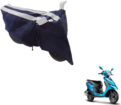 NIKS Two Wheeler Cover for TVS(Zest, Black, Silver)