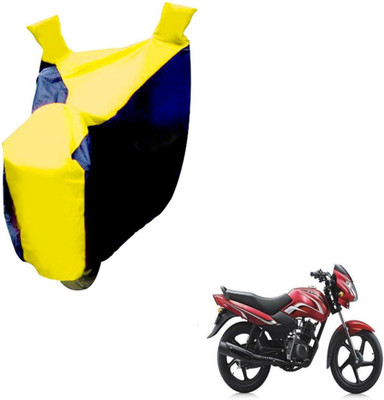 NIKS Two Wheeler Cover for TVS(Sport, Black, Yellow)