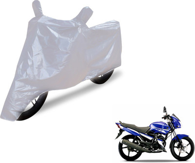 NIKS Two Wheeler Cover for Yamaha(Gladiator, Silver)