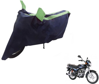 NIKS Two Wheeler Cover for Bajaj(CT100, Black, Green)