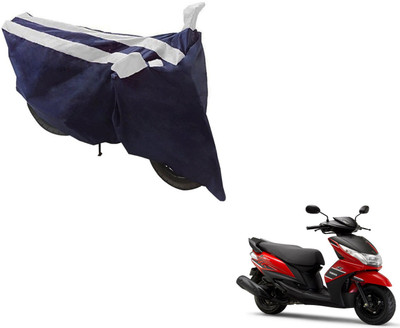 NIKS Two Wheeler Cover for Yamaha(Ray Z, Black, Silver)