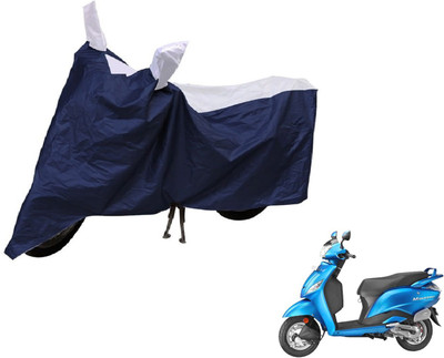 Auto Hub Two Wheeler Cover for Hero(Maestro, Blue, Silver)