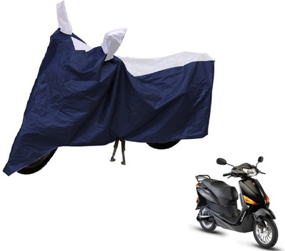 Auto Hub Two Wheeler Cover for Hero(Electric Optima, Blue, Silver)