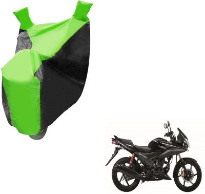 AUTYLE Two Wheeler Cover for Honda(CBF Stunner, Black, Green)