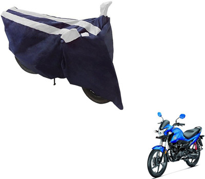 NIKS Two Wheeler Cover for Honda(Livo, Black, Silver)