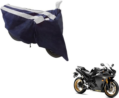 NIKS Two Wheeler Cover for Yamaha(YZF R1, Black, Silver)