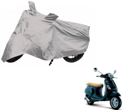 NIKS Two Wheeler Cover for Universal For Bike(Piaggio Vespa, Silver)