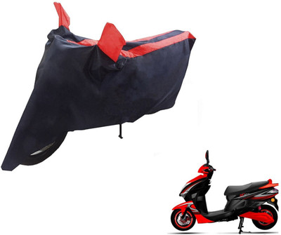 NIKS Two Wheeler Cover for Kinetic(Nova, Black, Red)