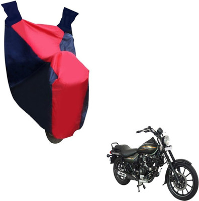 NIKS Two Wheeler Cover for Bajaj(Avenger 220 Street, Black, Red)