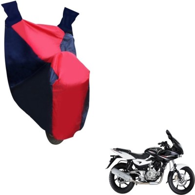 AUTYLE Two Wheeler Cover for Bajaj(Pulsar 220 DTS-i, Black, Red)